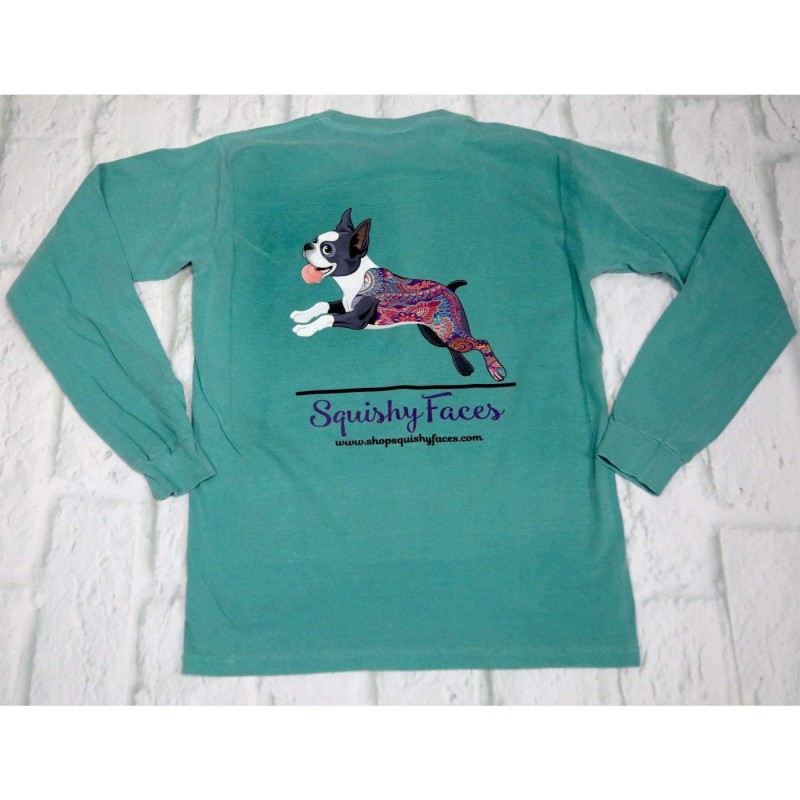 So Happy Boston Terrier Long Sleeve Shirt