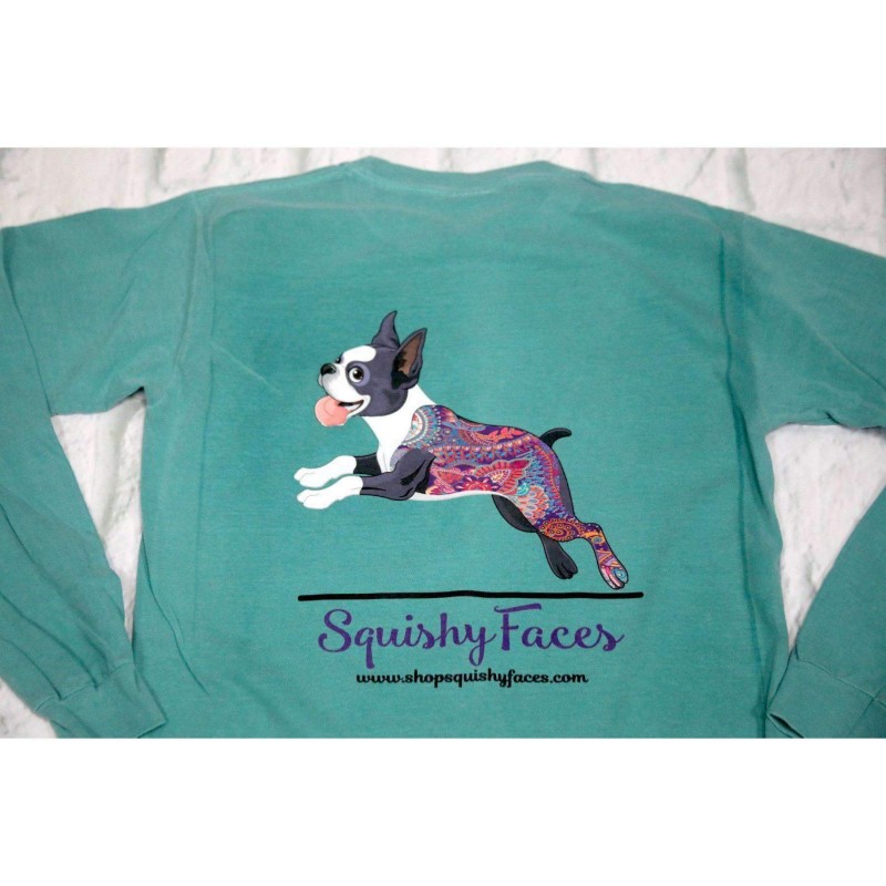 So Happy Boston Terrier Long Sleeve Shirt