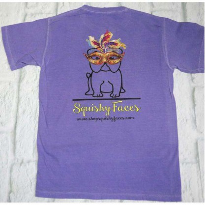 Mardi Gras English Bulldog Lover Tee Shirt