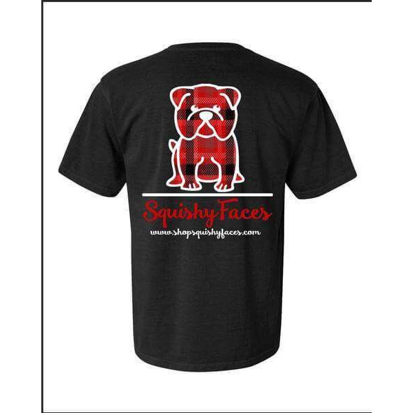 Buffalo Plaid English Bulldog Tee Shirt