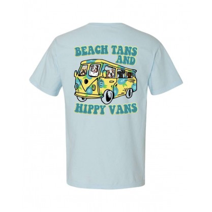 Beach Tans and Hippy Vans - Summertime Dog Fan Tee