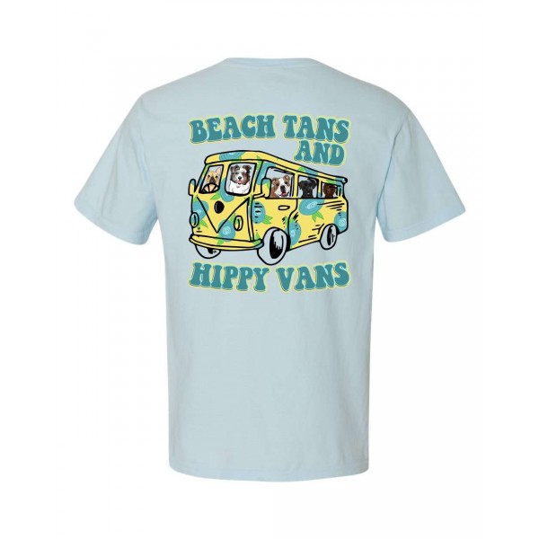 Beach Tans and Hippy Vans - Summertime Dog Fan Tee