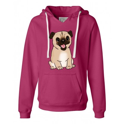 Pug Hooded Sweatshirt