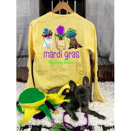 Mardi Gras Frenchies Tee