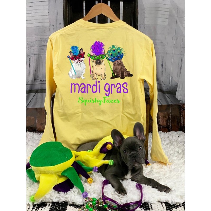 Mardi Gras Frenchies Tee