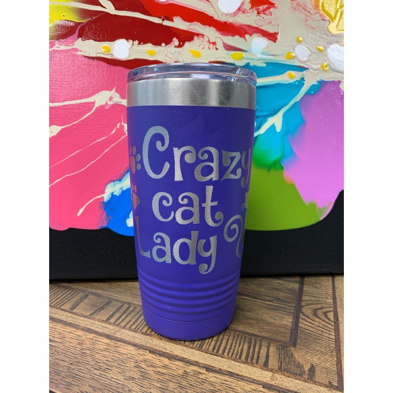 You Won't Mind Being The Crazy Cat Lady With This Pawsome Tumbler