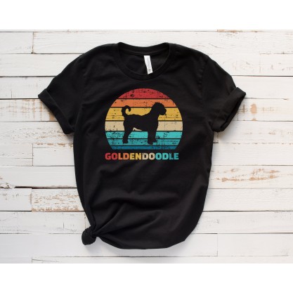 Colorful Goldendoodle Rainbow Tee Is Simply Awesome