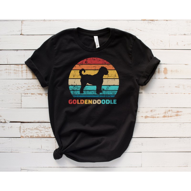 Colorful Goldendoodle Rainbow Tee Is Simply Awesome