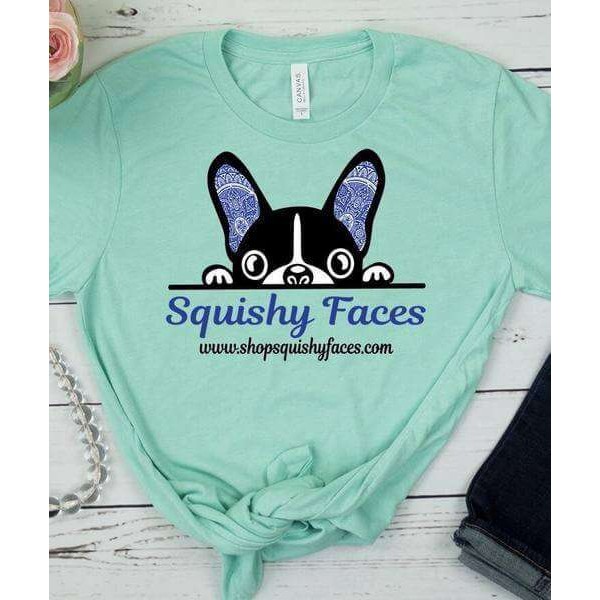 Blue Mandala French Bulldog Lover Tee Shirt