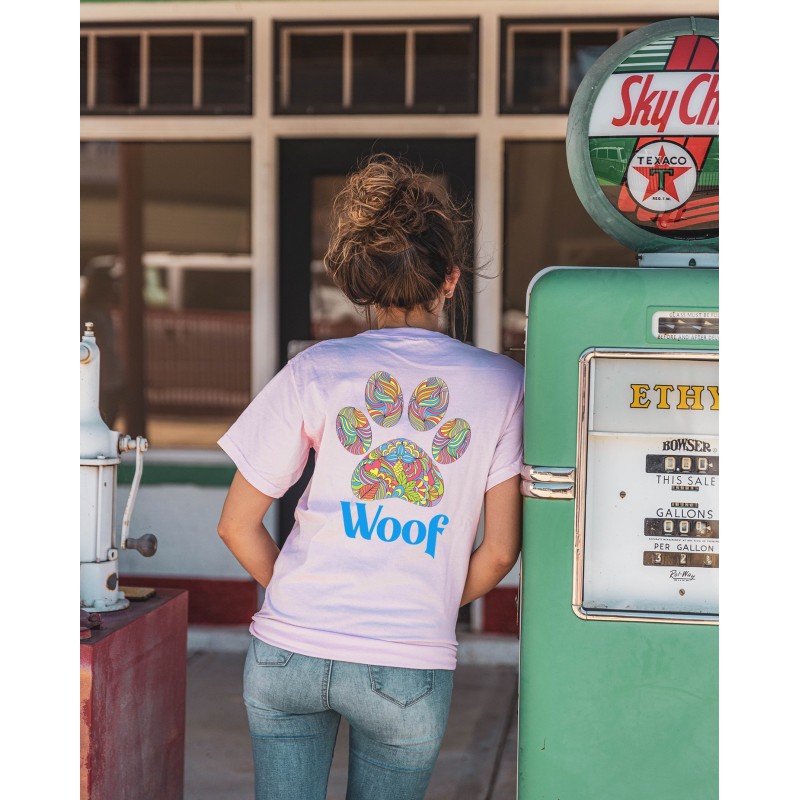 Paw Print Woof Tee