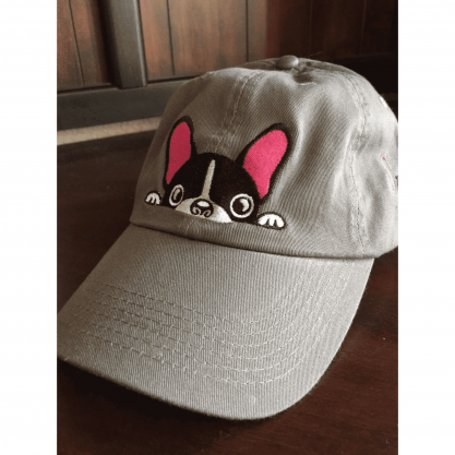 Gray French Bulldog Lover Hat