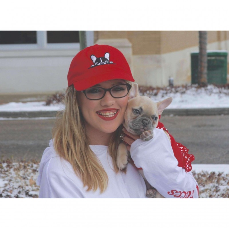 Red French Bulldog Lover Hat