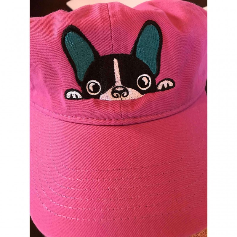 Raspberry French Bulldog Lover Hat