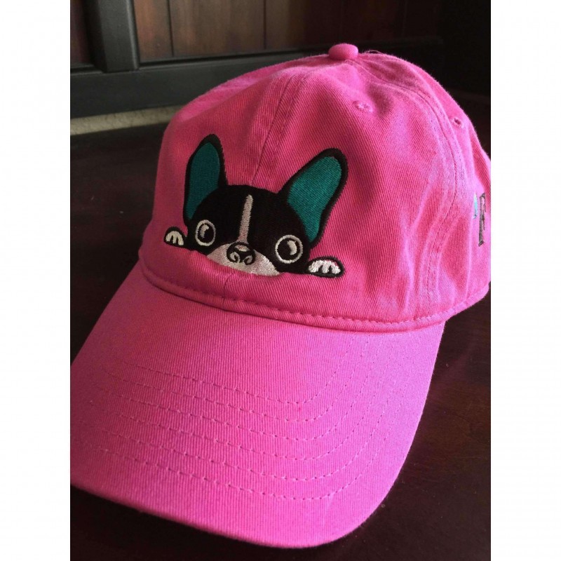 Raspberry French Bulldog Lover Hat