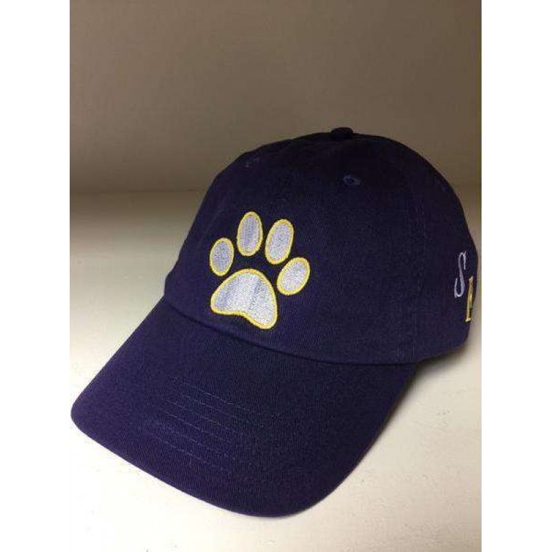 Purple Paw Print Dog Lover Hat