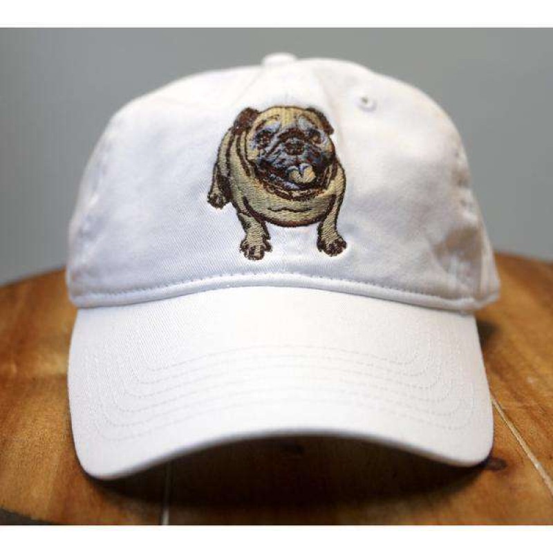 White Pug Hat