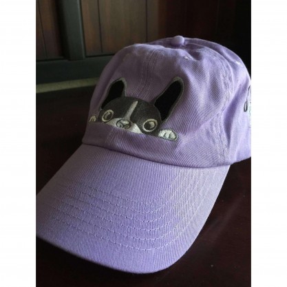 Purple French Bulldog Lover Hat