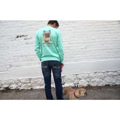 Island Reef French Bulldog Lover Long Sleeve Shirt